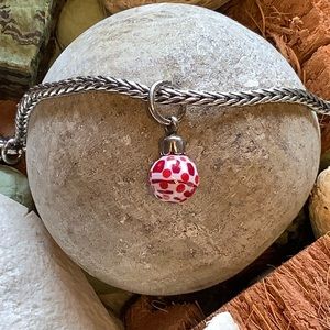 Limited Edition Trollbeads Christmas Ornament Charm Bead Tassel